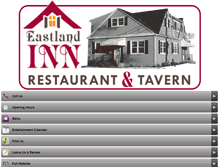 Tablet Screenshot of eastlandinn.com